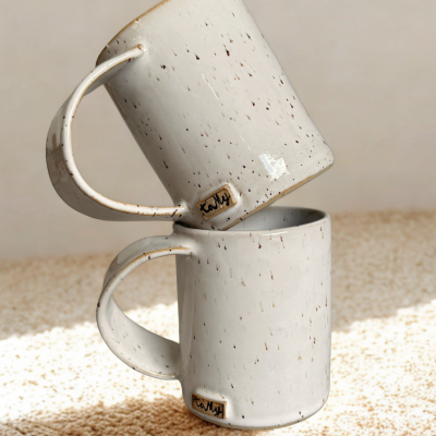 Kubek ceramiczny handmade "MGŁA" 